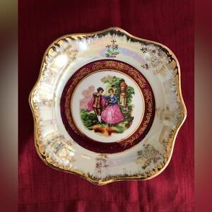 Royal Gold Accents Decorative Small 7" Serving Dish